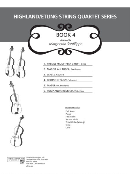 Highland/Etling String Quartet Series: Set 4: Score
