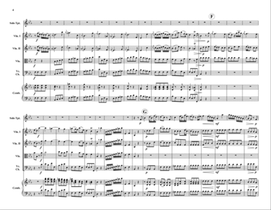 Concerto in Eb Chamber Orchestra scores gallery preview page 4