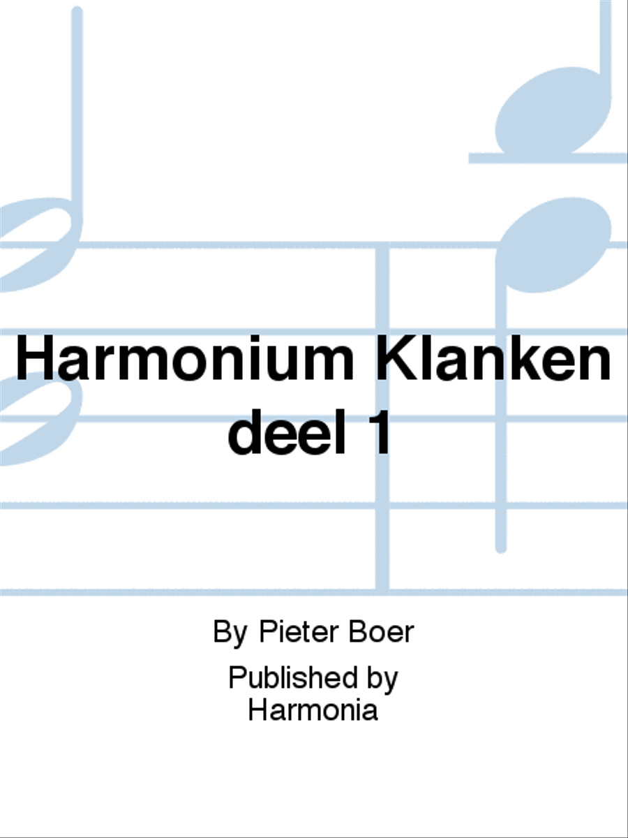 Harmonium Klanken deel 1