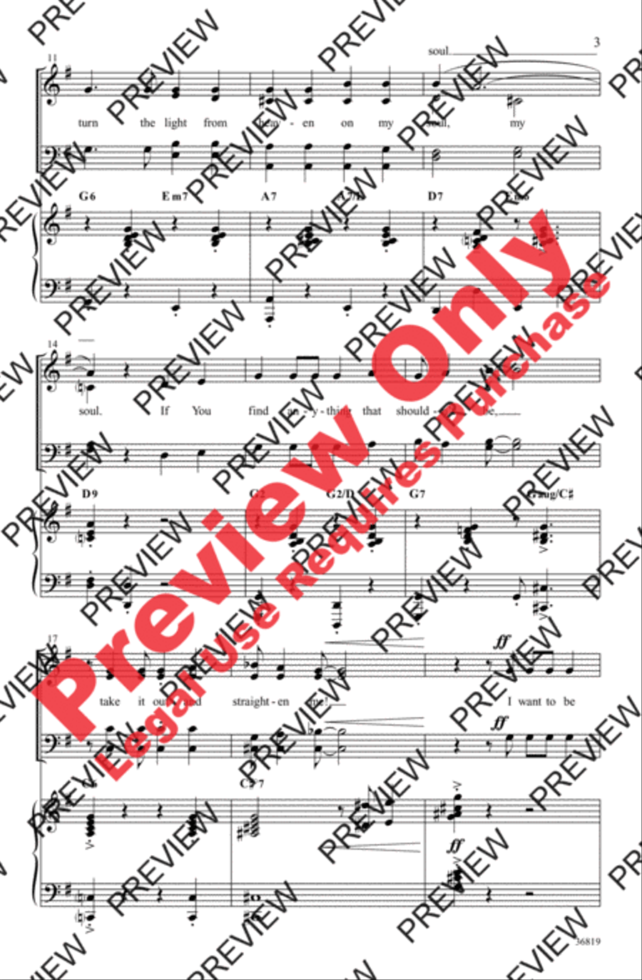 Search Me, Lord 4-Part scores gallery preview page 3