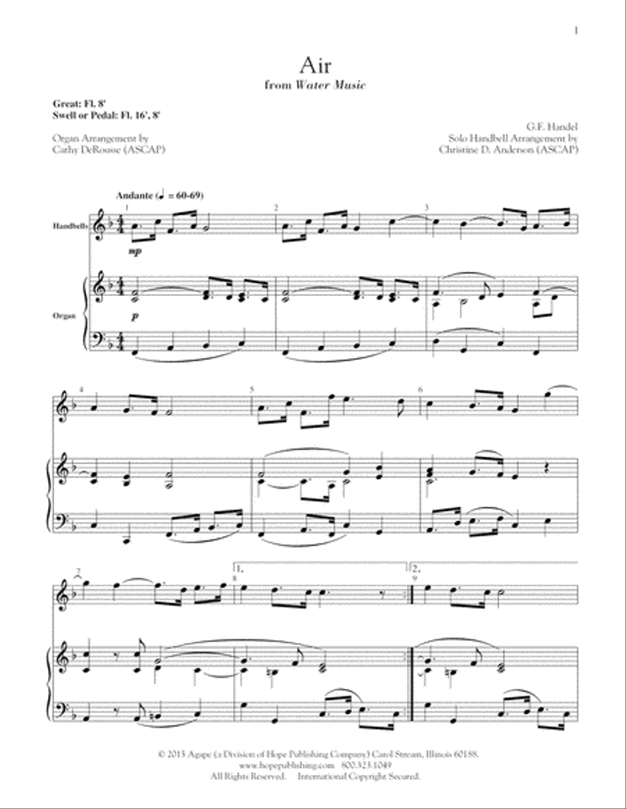 Classic Baroque Solos V Organ scores gallery preview page 6