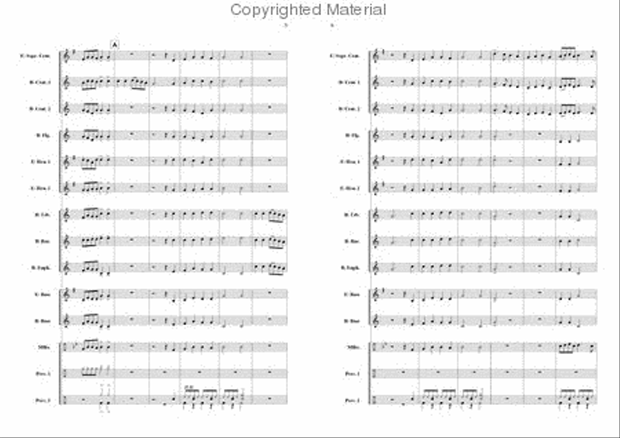 Ding Dong it's Christmas Brass Band scores gallery preview page 3