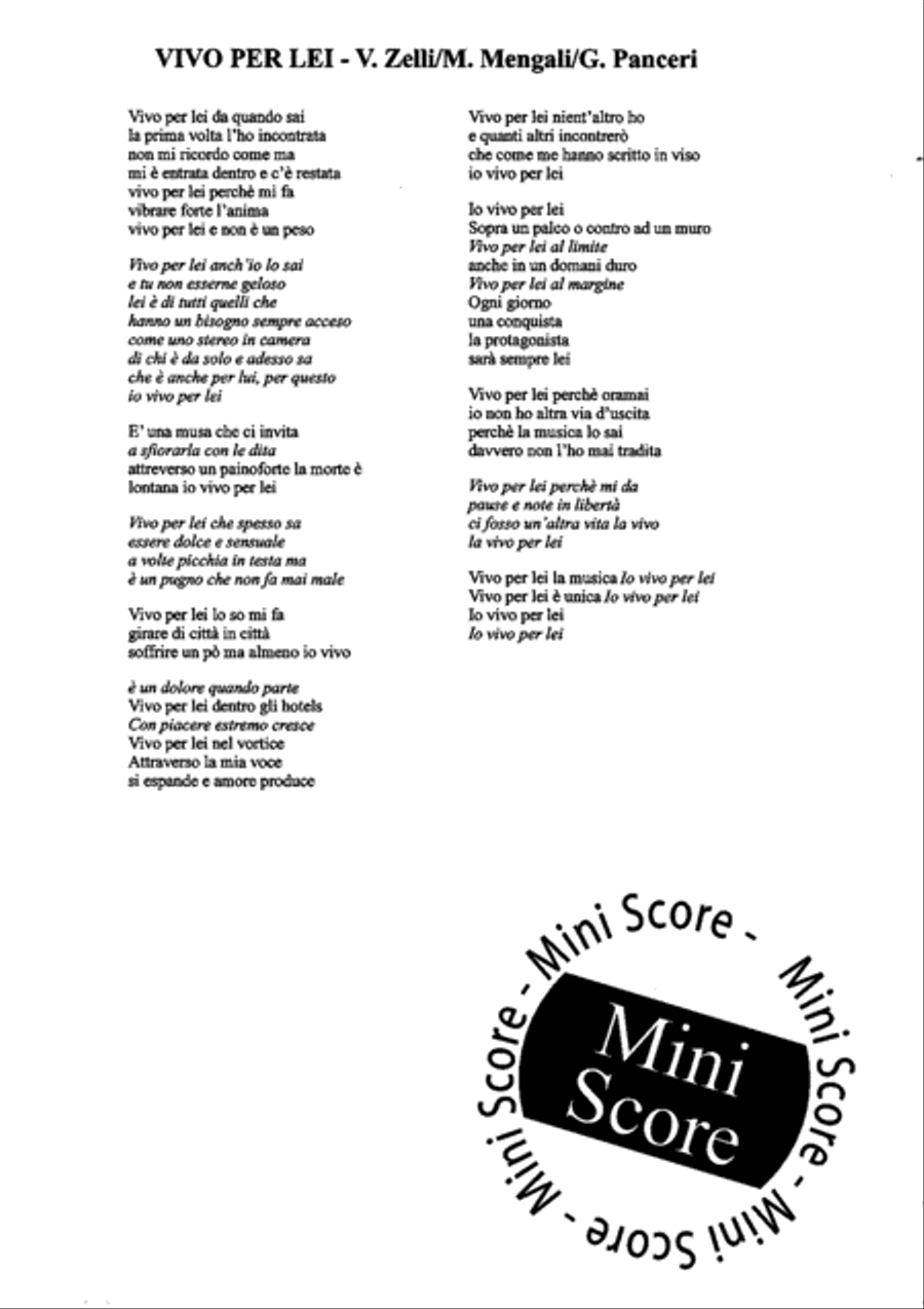 Vivo Per Lei Vivo Per Lei Mixed Choir scores gallery preview page 28