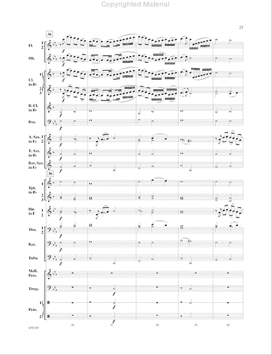 Trilogy Trilogy Concert Band scores gallery preview page 24
