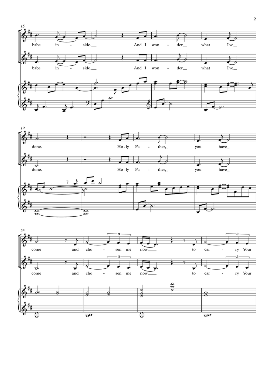 Breath Of Heaven (Mary's Song) Vocal Duet scores gallery preview page 3