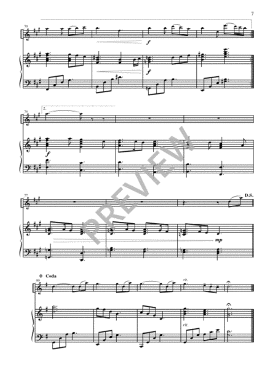 Five More Liturgical Meditations C Instrument scores gallery preview page 9