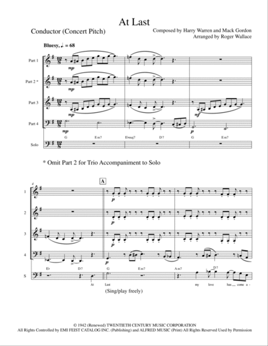 At Last String Quintet scores gallery preview page 2