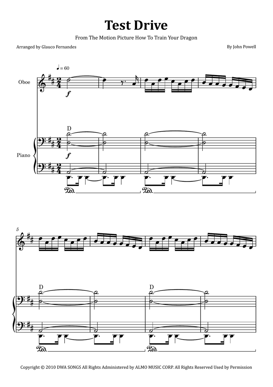Test Drive Chamber Music scores gallery preview page 1