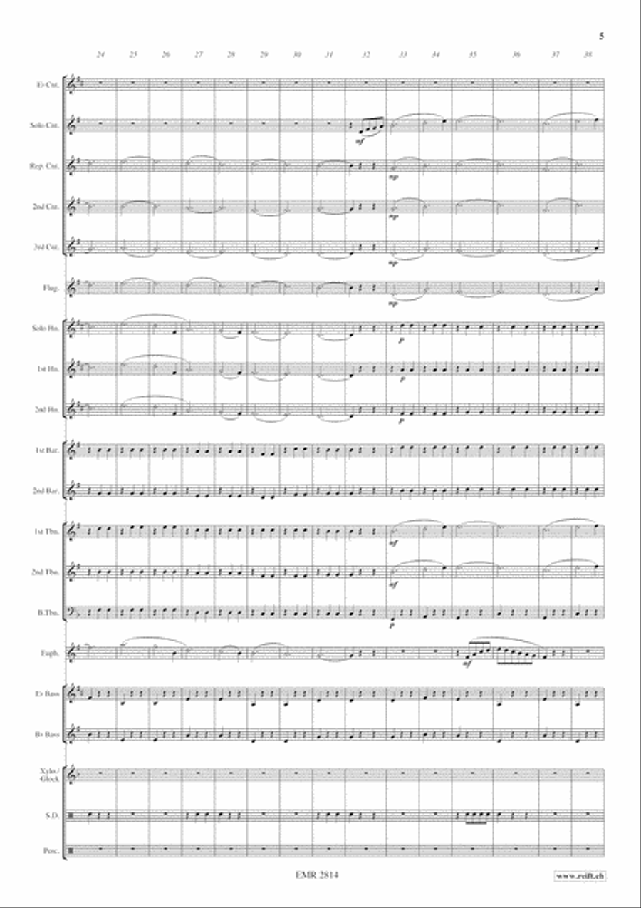 The Skaters' Waltz Brass Band scores gallery preview page 6