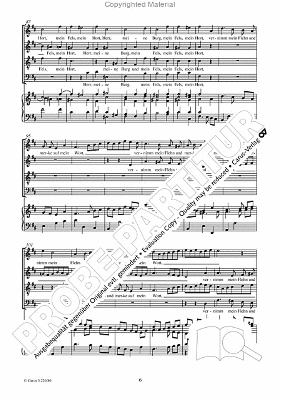 Gott, deine Gute reicht so weit 4-Part scores gallery preview page 7