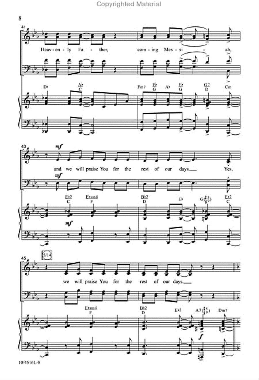 In the Sanctuary In the Sanctuary 4-Part scores gallery preview page 8
