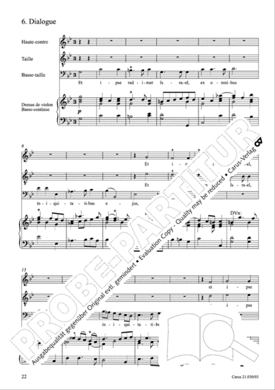 De profundis Men's Choir scores gallery preview page 23