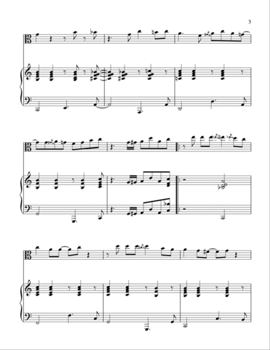 Feliz Navidad Viola scores gallery preview page 4
