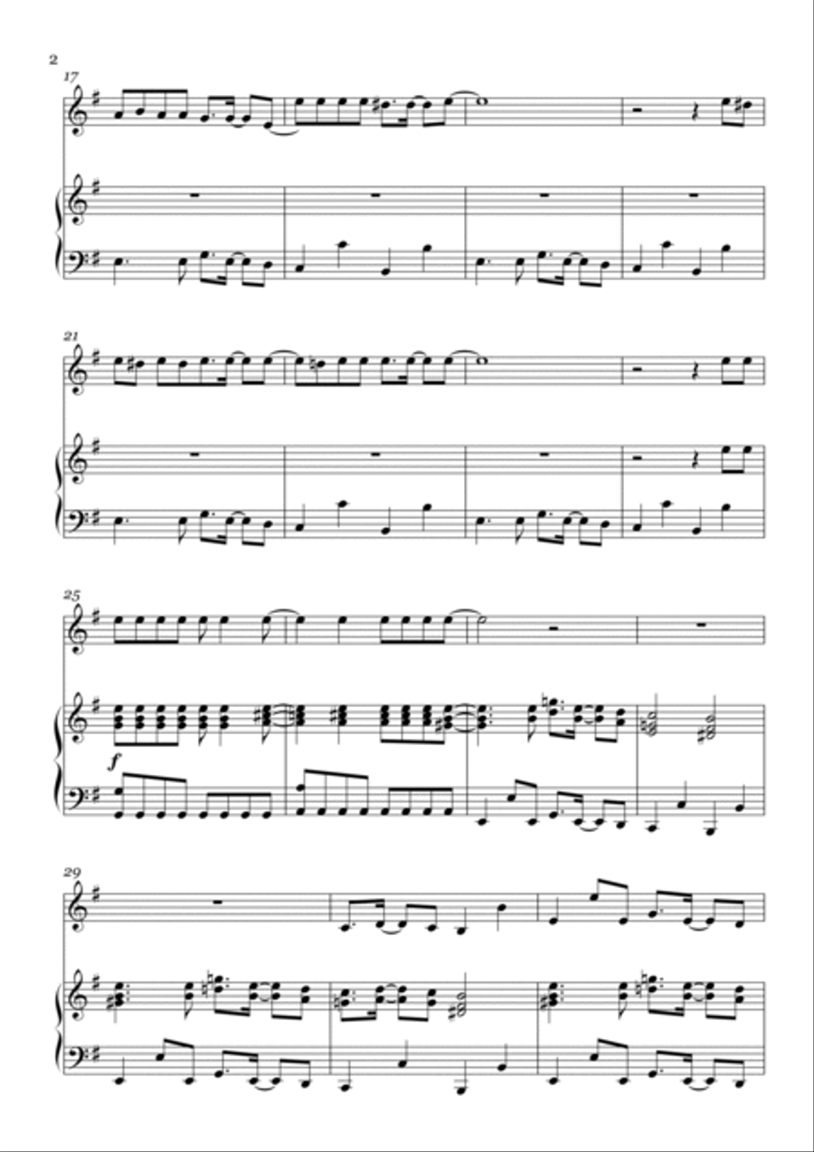 Seven Nation Army Trumpet Duet scores gallery preview page 2