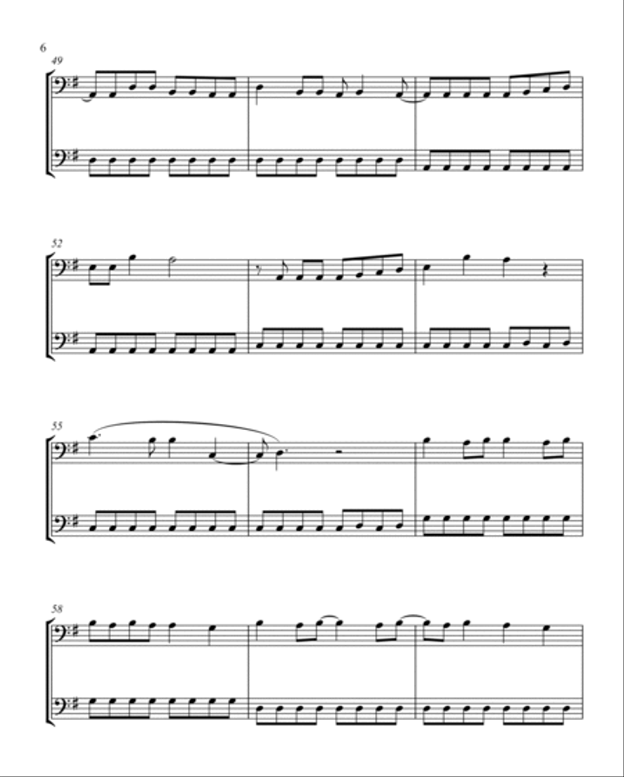 You Belong With Me String Duet scores gallery preview page 6