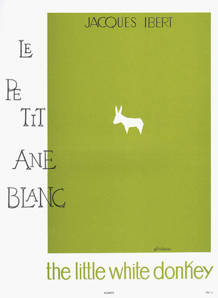 Book cover for Le Petit Ane Blanc, From Stories For Piano