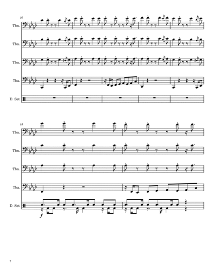 Finesse Finesse Brass Ensemble scores gallery preview page 2