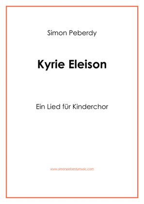 Book cover for Kyrie: Herr, erbarme dich, für Kinderchor (for children's choir)