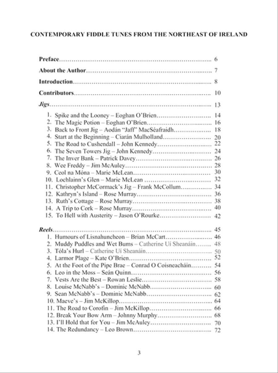 Contemporary Fiddle Tunes from the Northeast of Ireland Violin scores gallery preview page 4