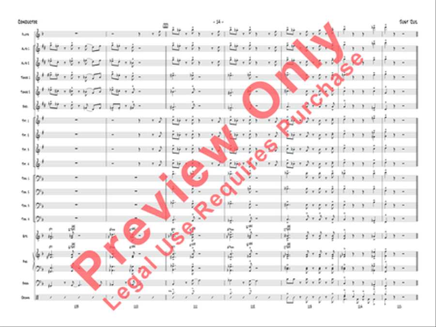 Just 'Cuz Just 'Cuz Jazz Ensemble scores gallery preview page 31
