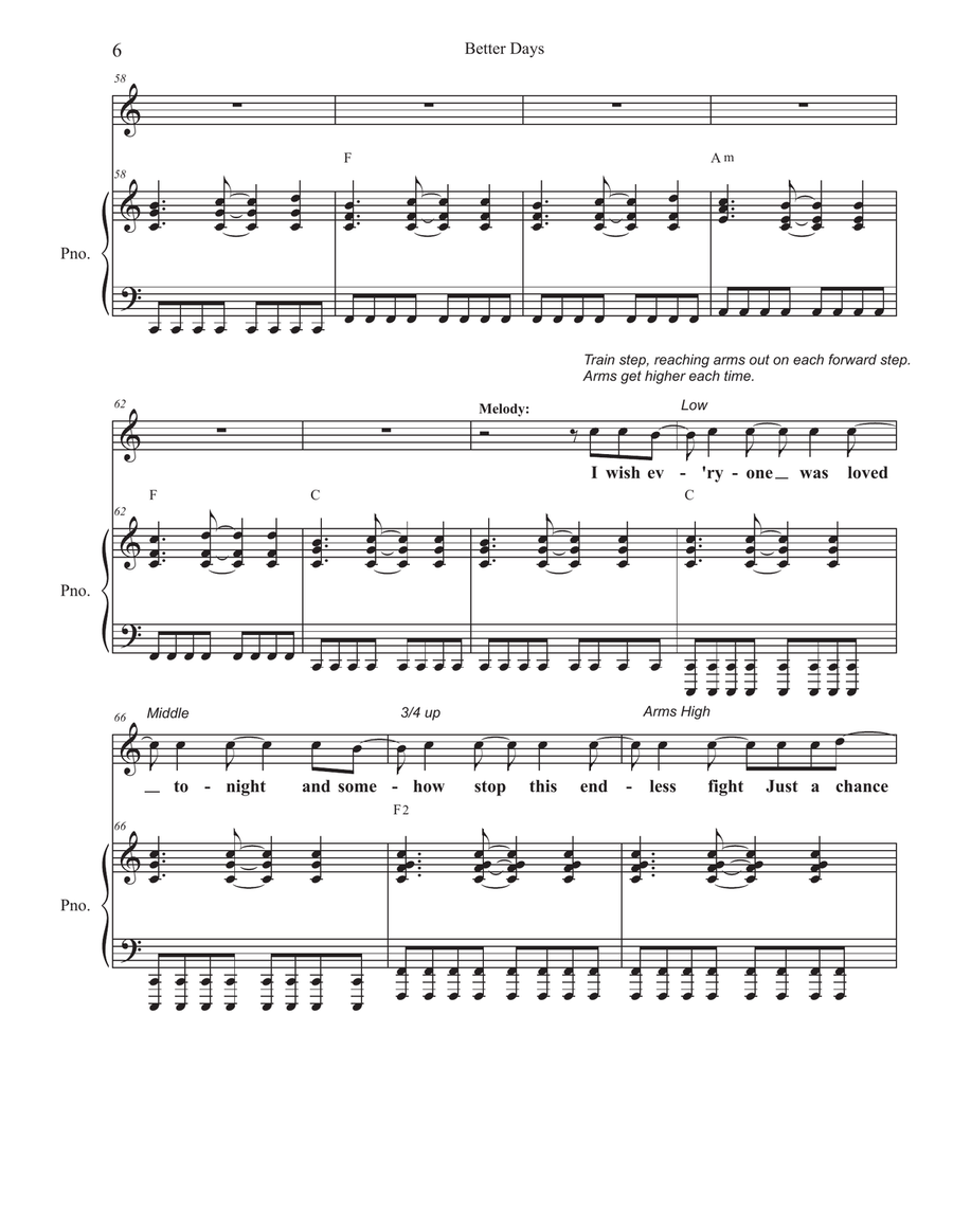 Better Days 2-Part scores gallery preview page 6