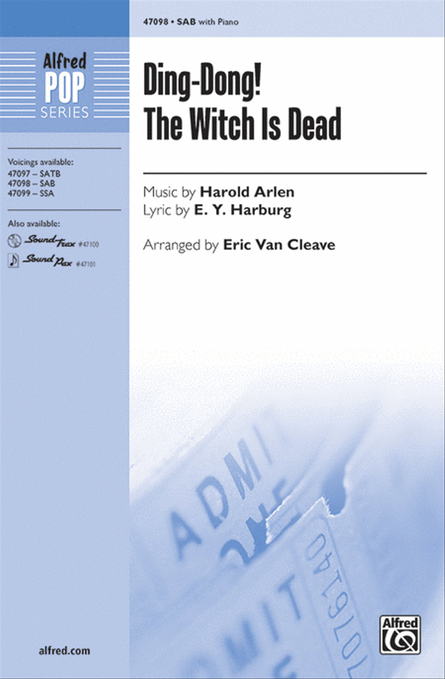 Ding-Dong! The Witch Is Dead 3-Part scores gallery preview page 1