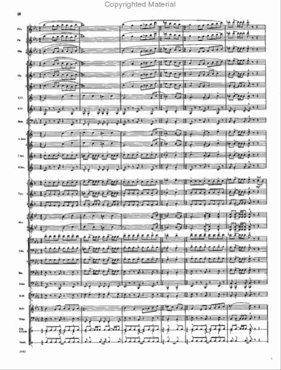 Seagate Concert Band scores gallery preview page 26