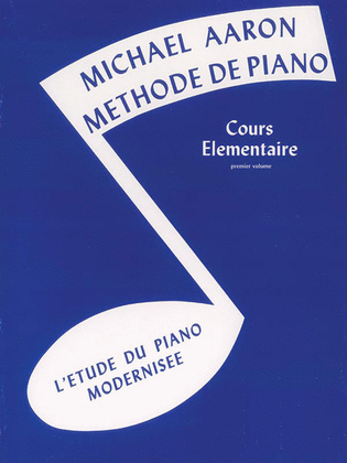 Book cover for Michael Aaron Piano Course, Book 1