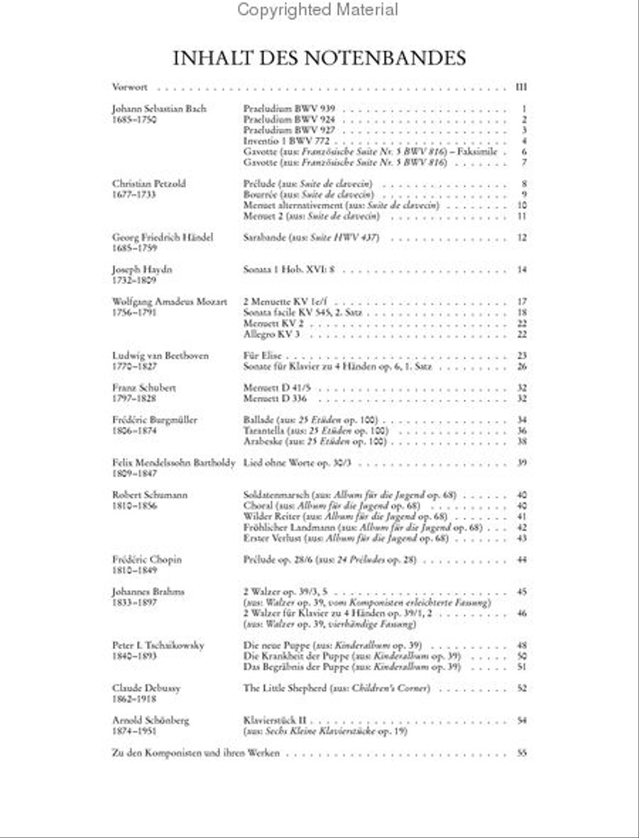 Wiener Urtext Album Chamber Music scores gallery preview page 2