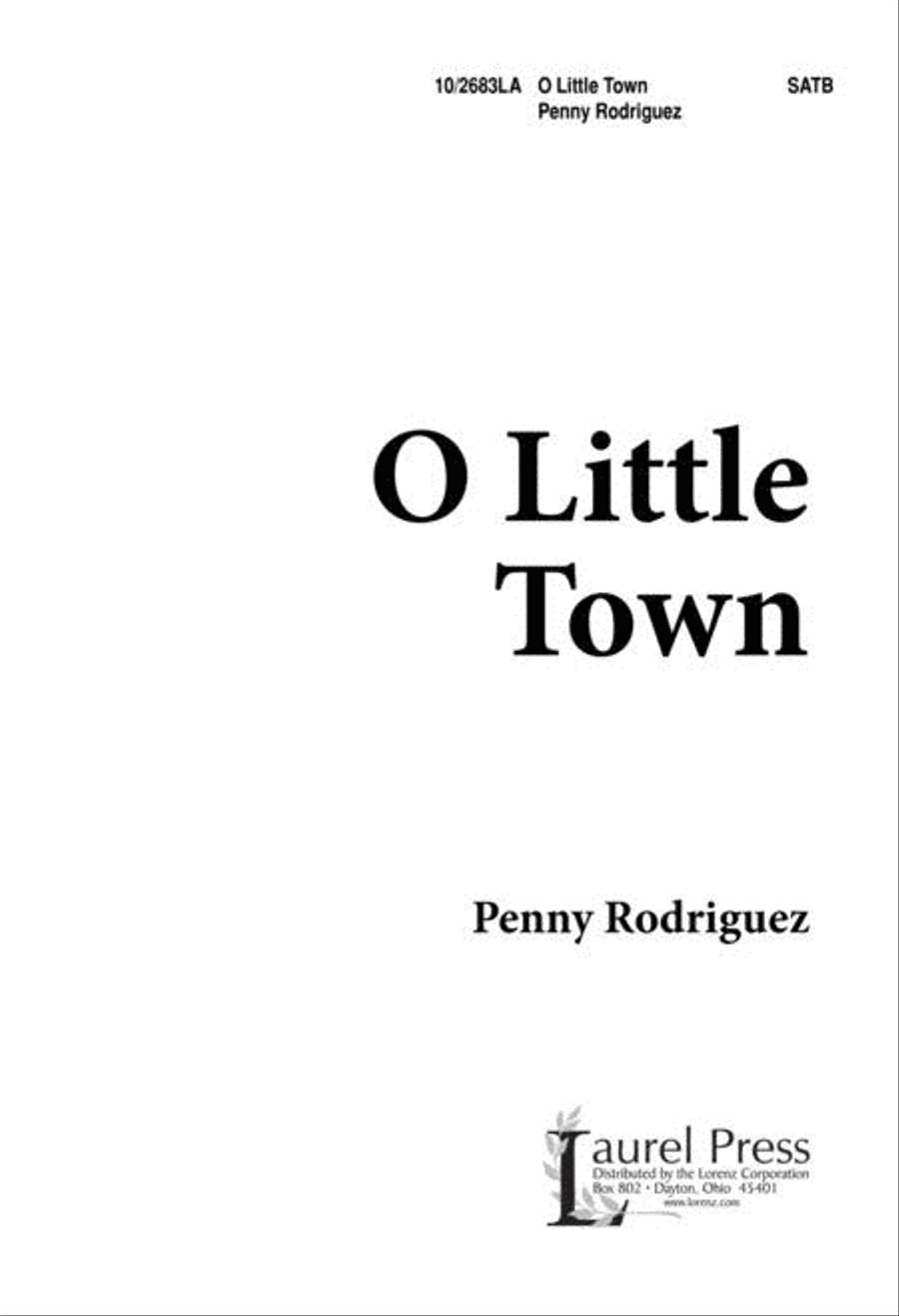 O Little Town 4-Part scores gallery preview page 1