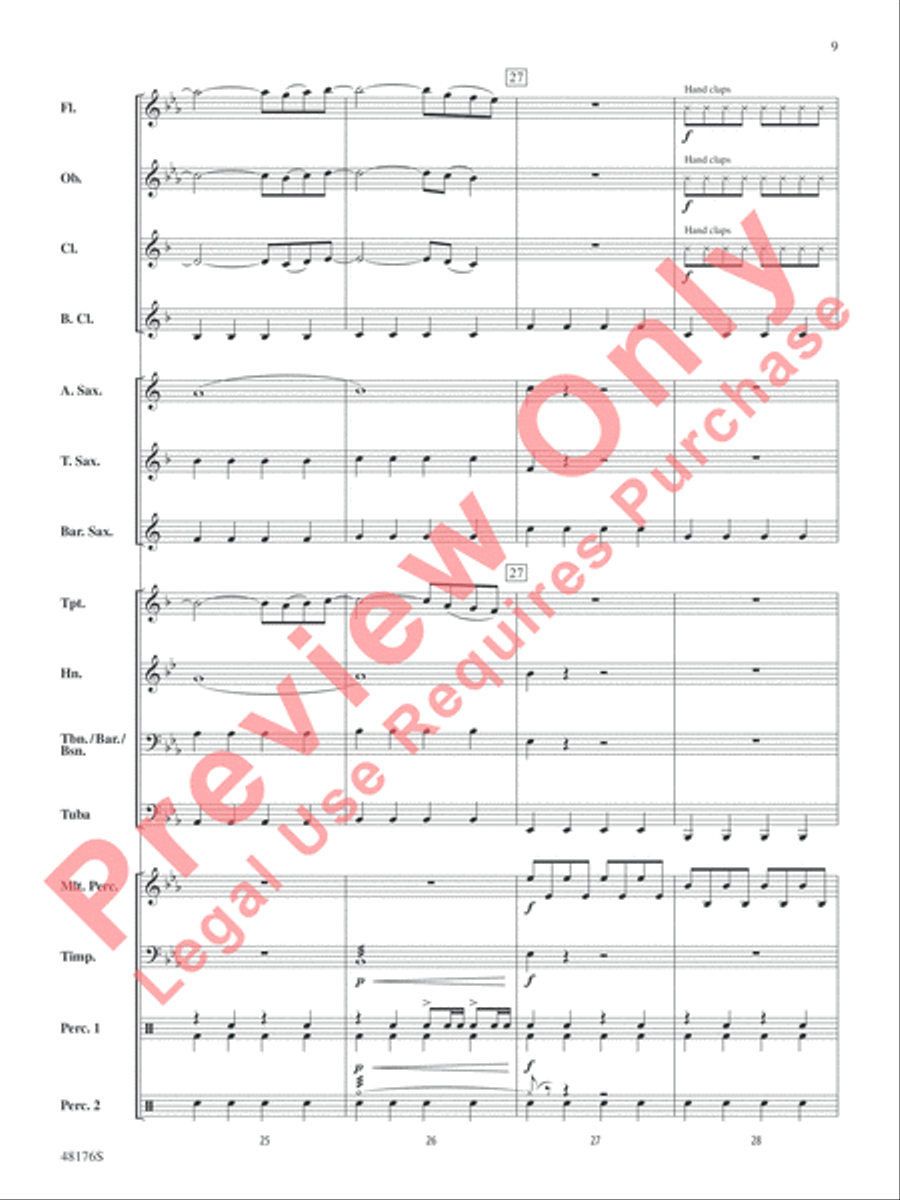 It's Raining Tacos It's Raining Tacos Concert Band scores gallery preview page 10