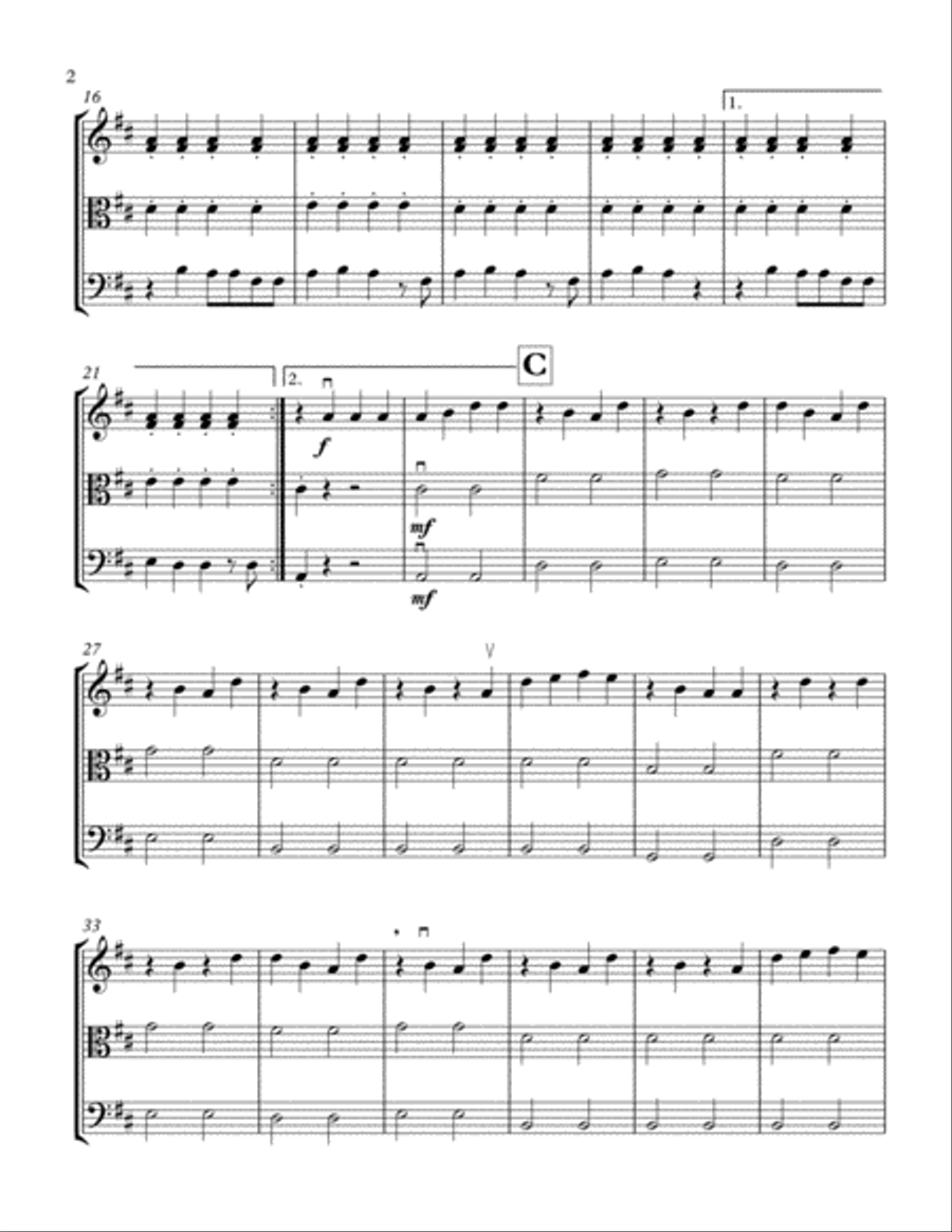 Roar Roar String Trio scores gallery preview page 3
