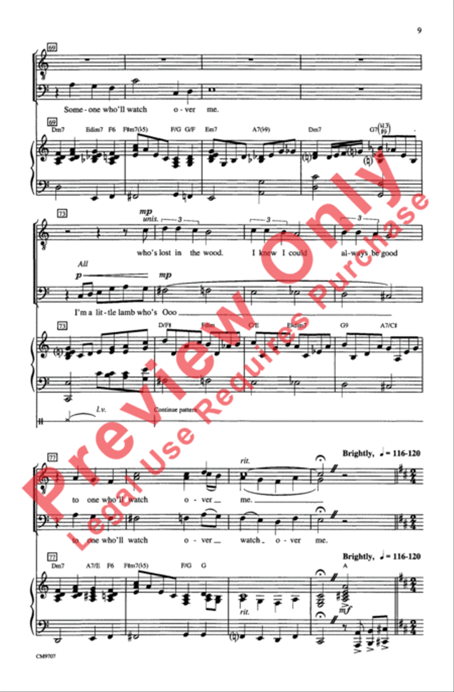 Gershwin Showcase Men's Choir scores gallery preview page 9