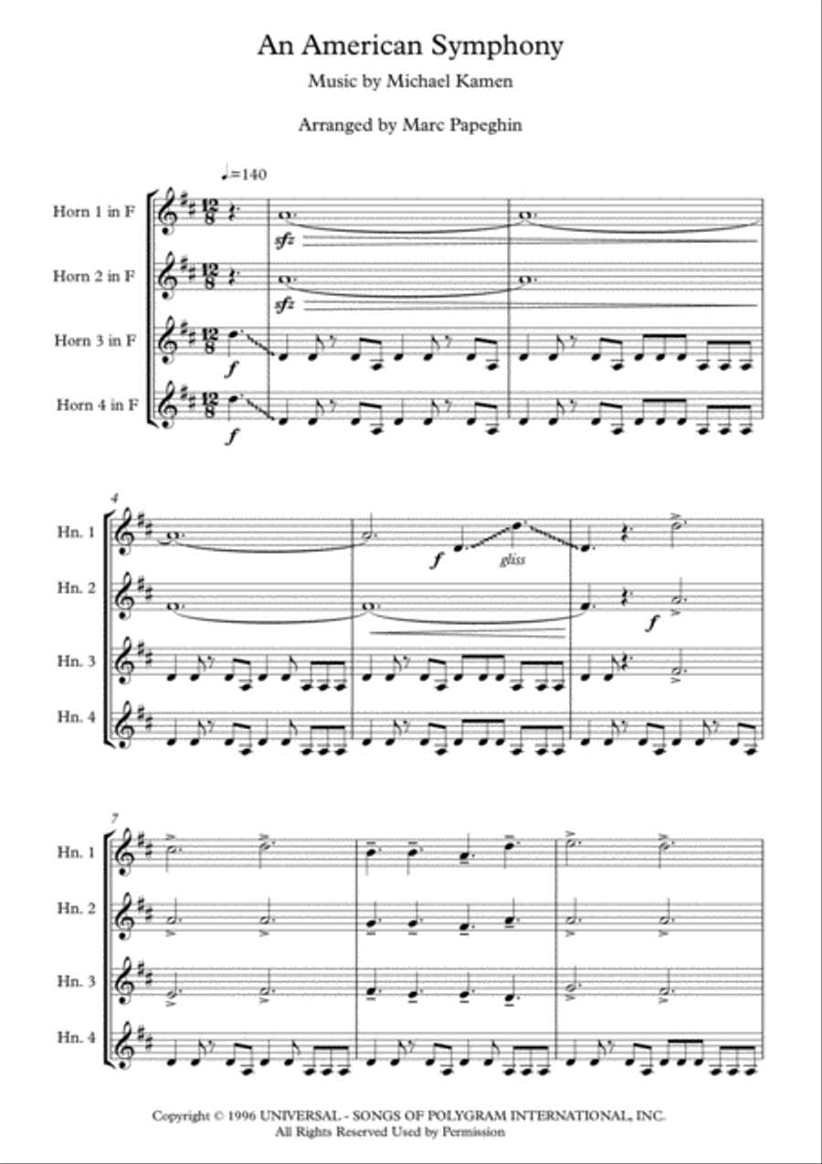 An American Symphony An American Symphony Brass Ensemble scores gallery preview page 2