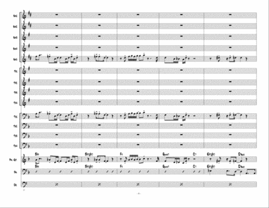 Takin' The Time Takin' The Time Jazz Ensemble scores gallery preview page 4