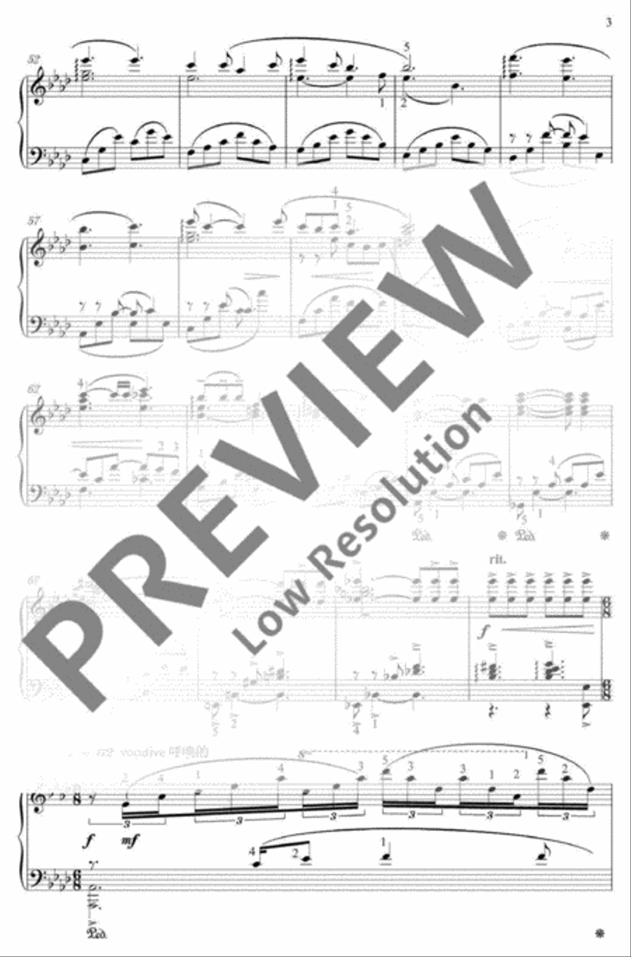 March of The Volunteers Piano Solo scores gallery preview page 4