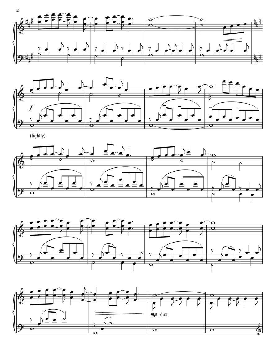 Forrest Gump Suite Piano Solo scores gallery preview page 2