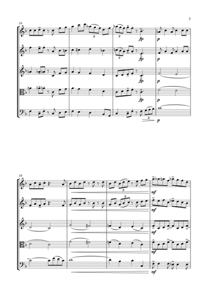 Turkey in the Straw - a Jazz Arrangement - for String Quartet image number null