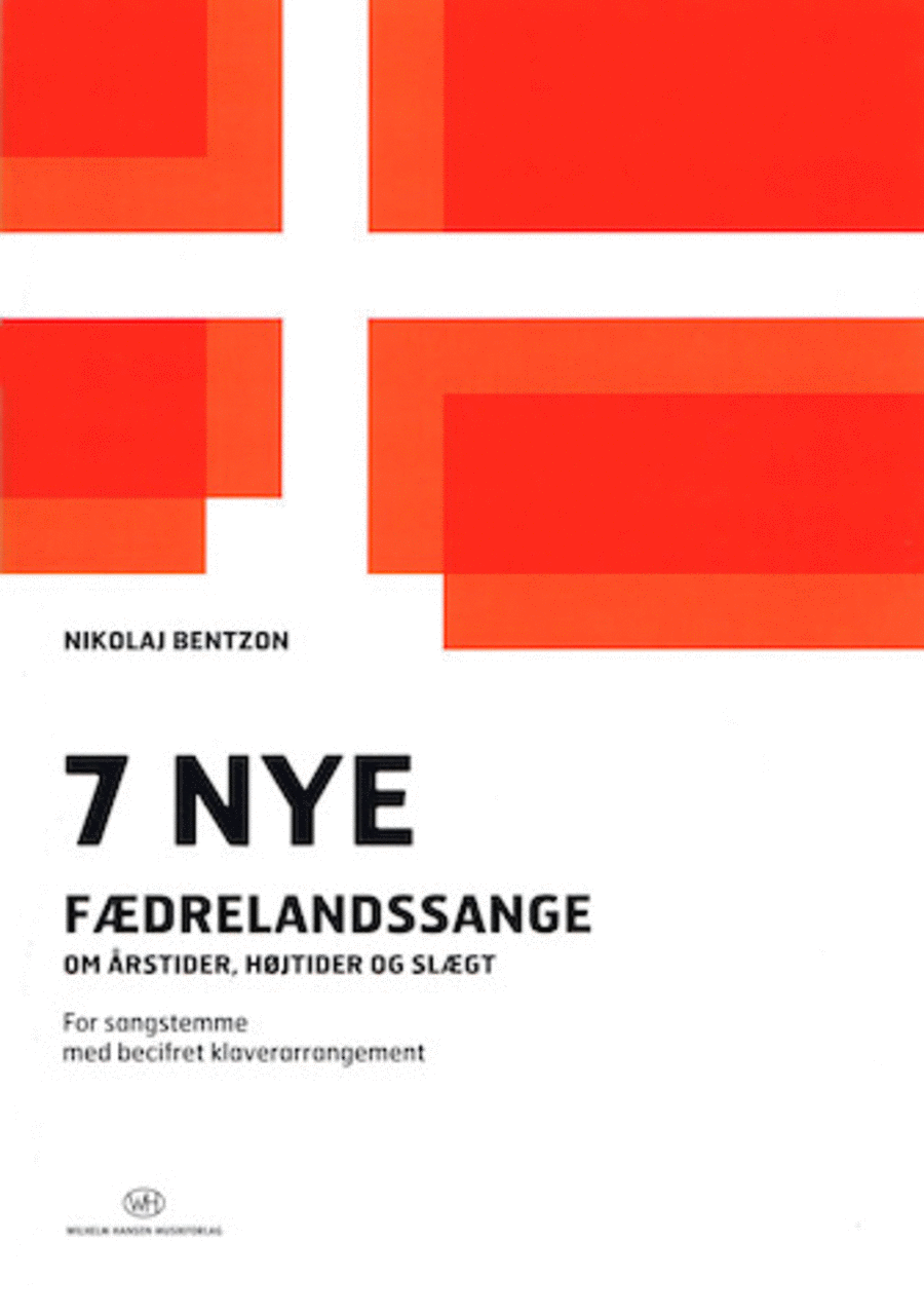 7 Nye Faedrelandssange Piano, Vocal, Guitar scores gallery preview page 1