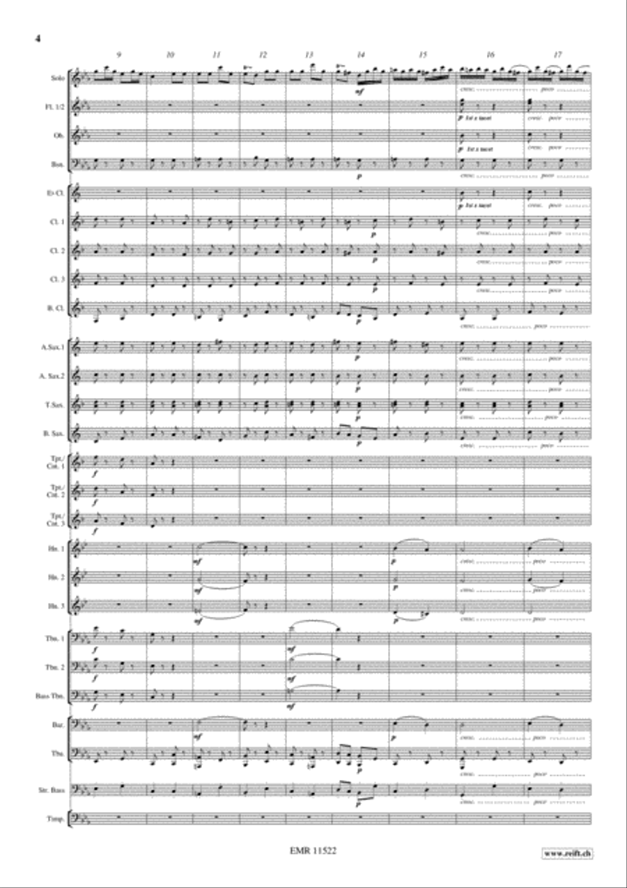 Badinerie Concert Band scores gallery preview page 5