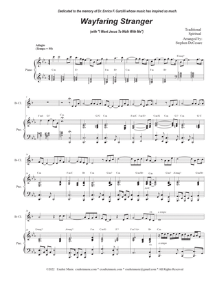 Wayfaring Stranger (with "I Want Jesus To Walk With Me") (Bb-Clarinet solo and Piano)