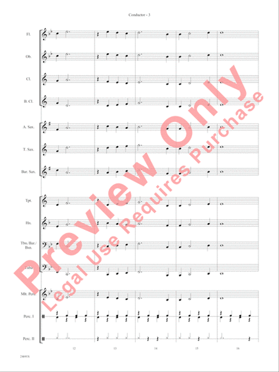 Belwin Very Beginning Band Kit #2 Concert Band scores gallery preview page 6