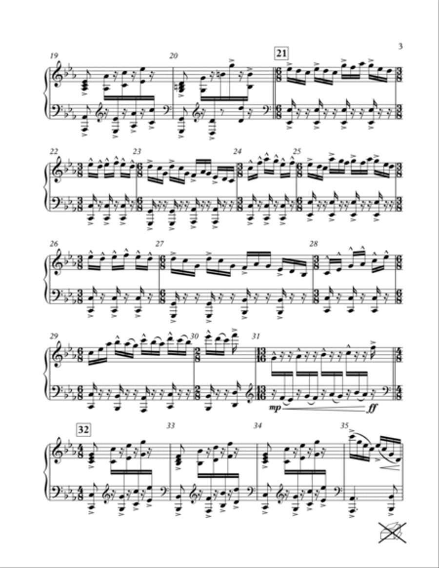 Ballad of the Harpsichord Harpsichord scores gallery preview page 3