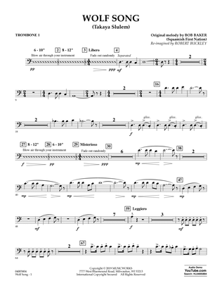 Wolf Song (Takaya Slulem) - Trombone 1