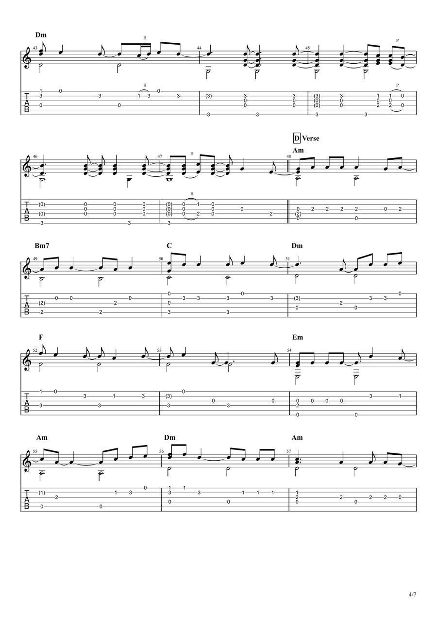 Against All Odds (take A Look At Me Now) Acoustic Guitar scores gallery preview page 4