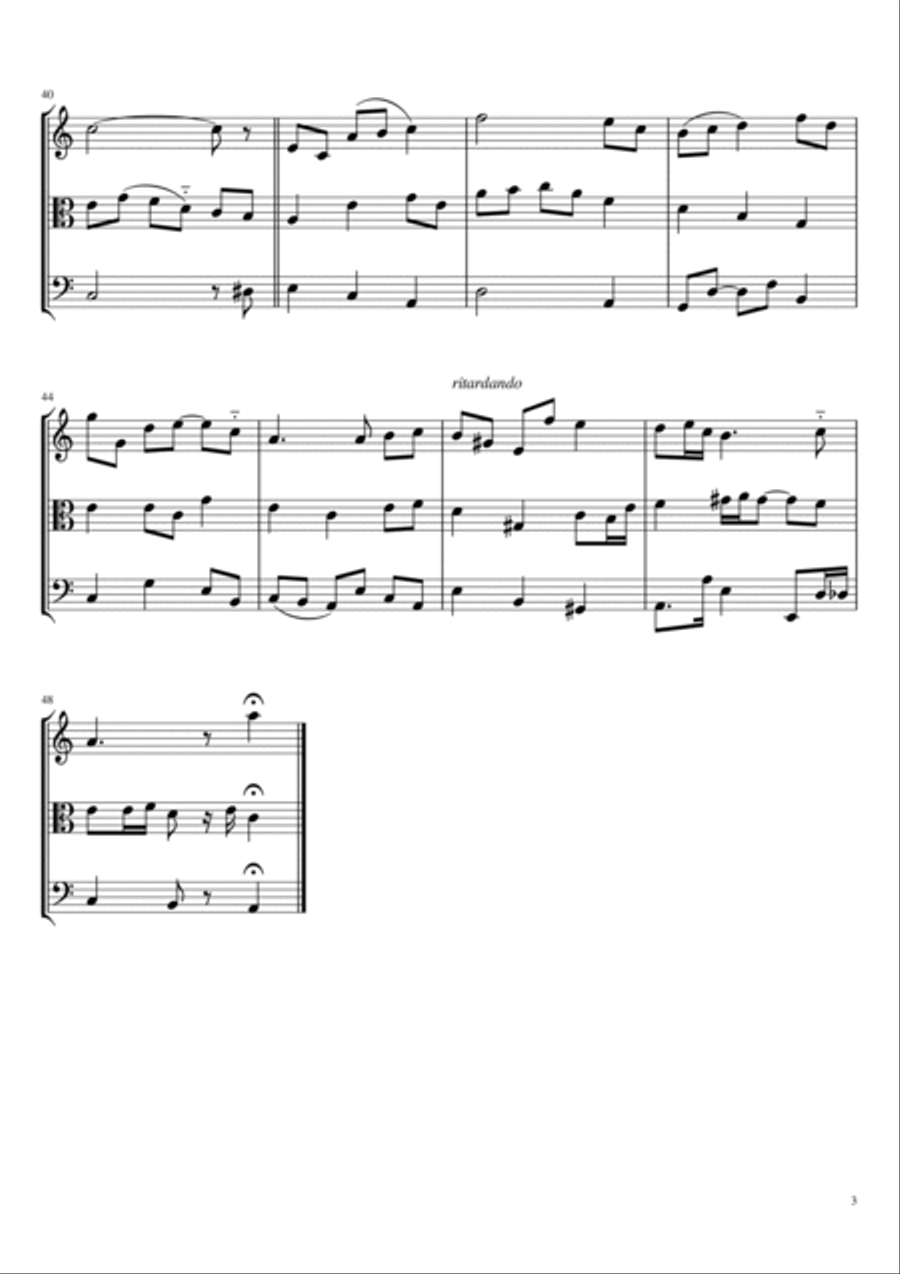 Menuett Menuett String Trio scores gallery preview page 3