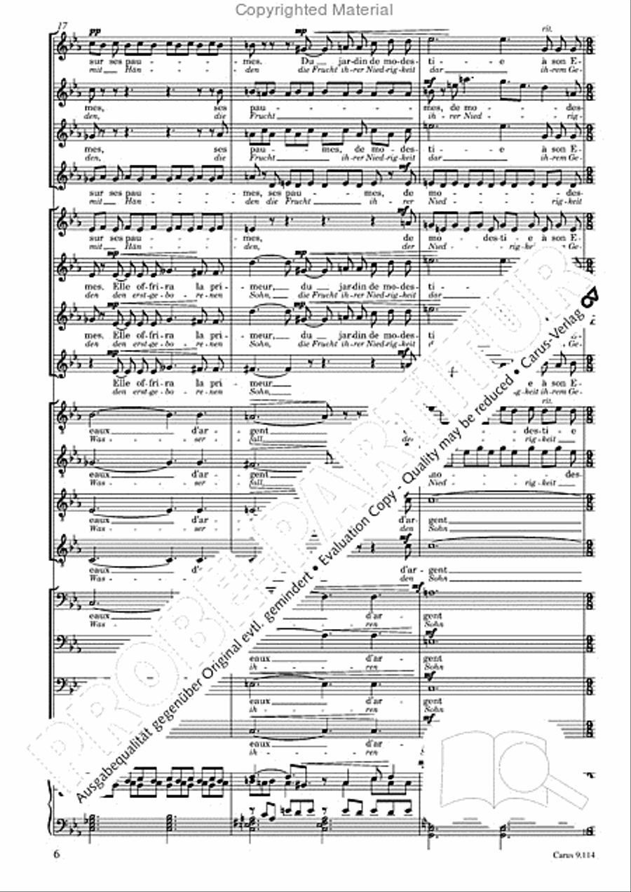 Trois Fragments de son Choir scores gallery preview page 7