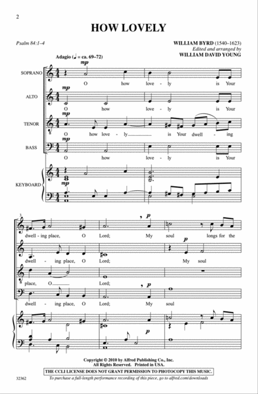 How Lovely How Lovely 4-Part scores gallery preview page 2