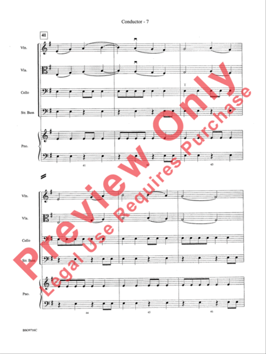Tangents for Strings String Orchestra scores gallery preview page 10