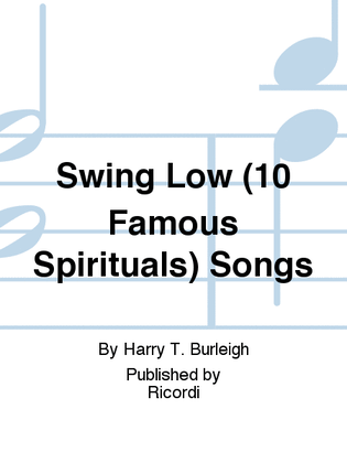 Book cover for Swing Low (10 Famous Spirituals) Songs